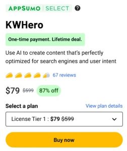 Appsumo lifetime deals